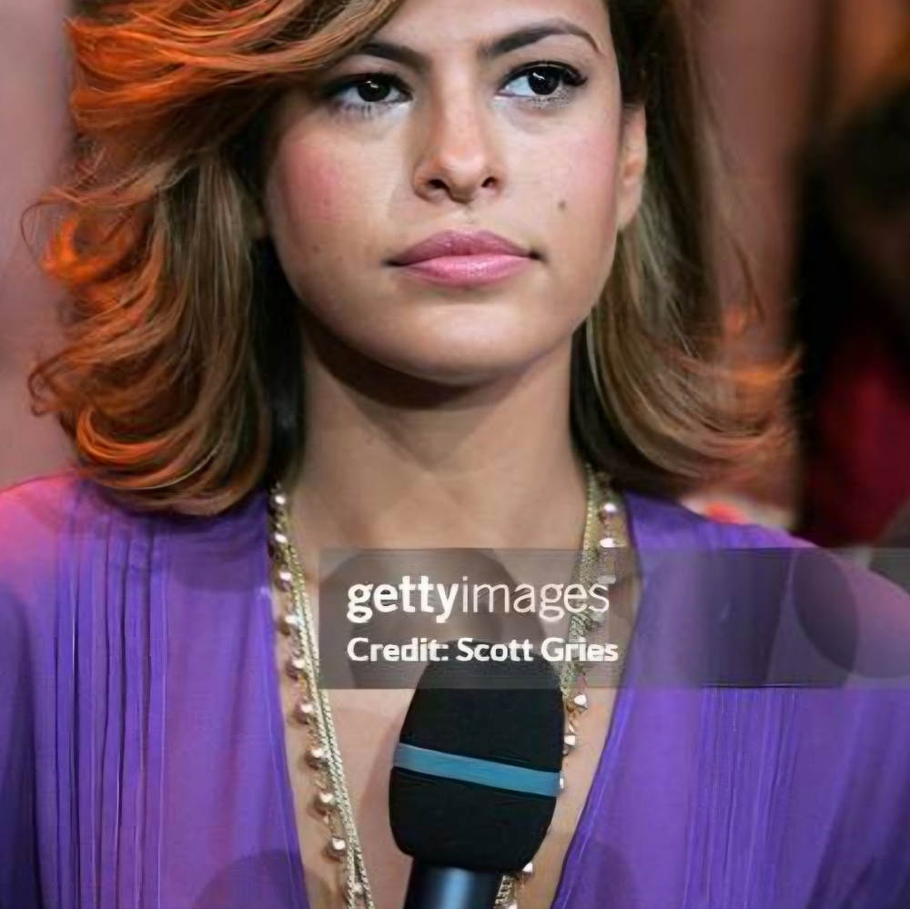 Eva Mendes Sexy V Neck purple ribbed cropped wrap sweater top XL - Picture 6 of 6